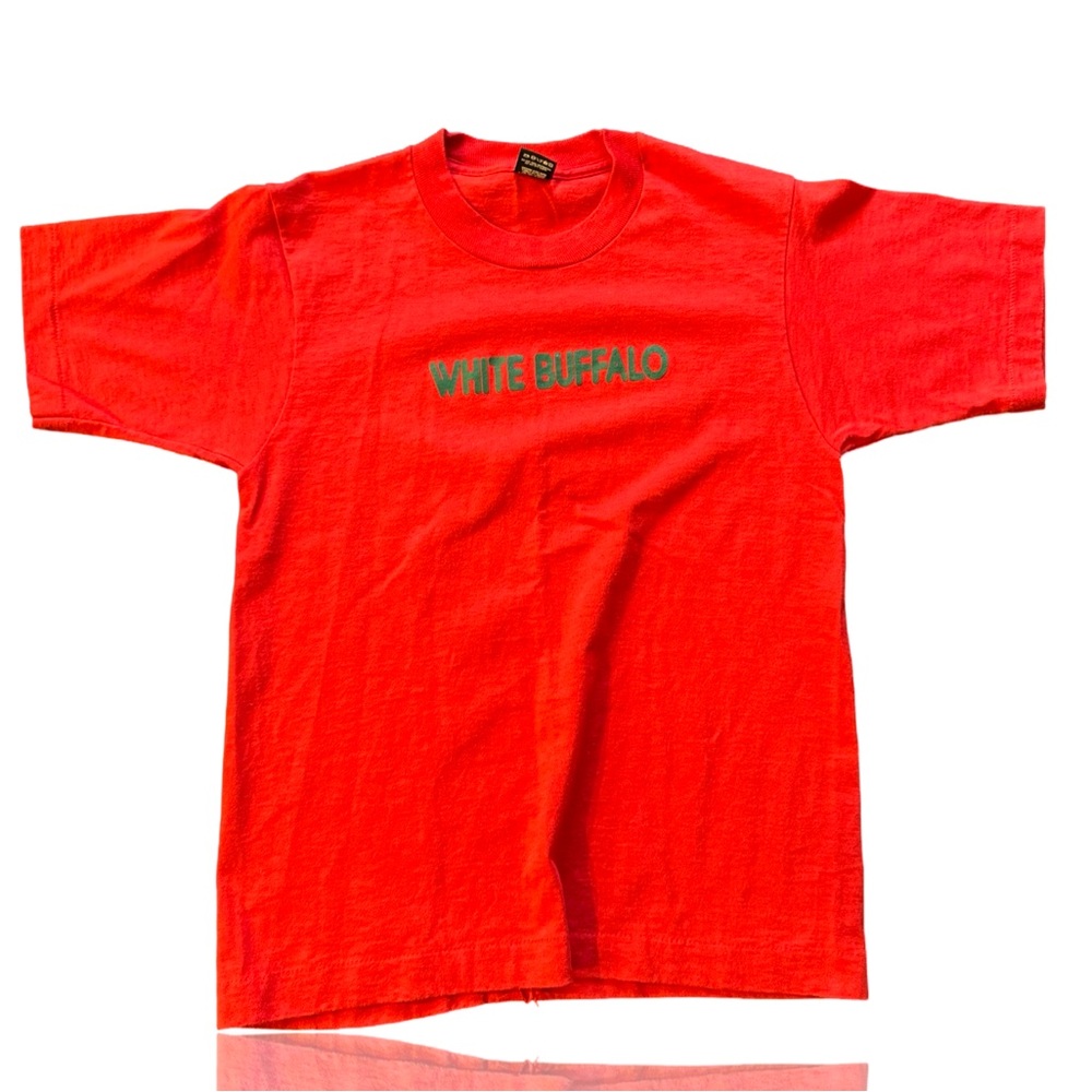 Vintage Screen Stars Best Graphic Tee: “White Buffalo” Camo shirt: SZ 14-16